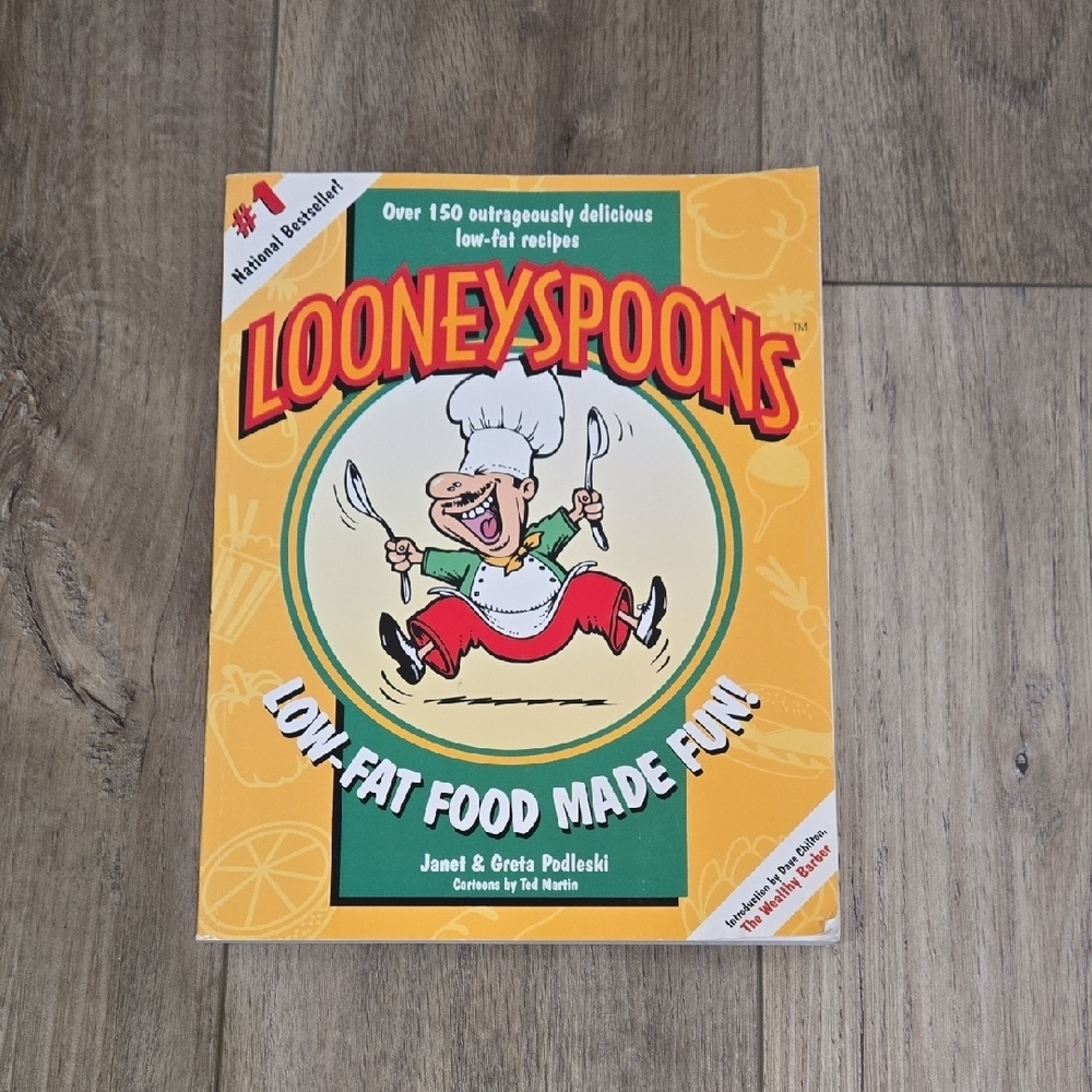 Retro Y2K Looneyspoons Cookbook - Fun Low-Fat Recipes
